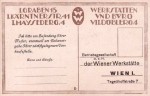 Wiener Werkstätte postcard by Leo Blonder. (back)