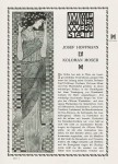 Wiener werkstätte - Deutsche Kunst und Dekoration advertising 1905.