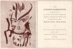 Invitation to Vienna fair 1921 by Dagobert Peche