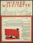 Wiener Werkstätte advertising , I. Kärntnerstr. 41 v. 32, Wien, April 1928
