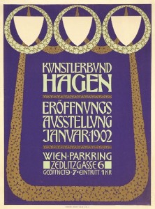 Vienna Secession, Art Nouveau, jugendstil, Fin de Siecle, Gustav Klimt, Mucha, Koloman Moser, graphic design, poster art