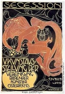 Vienna Secession, Art Nouveau, jugendstil, Fin de Siecle, Gustav Klimt, Mucha, Koloman Moser, graphic design, poster art