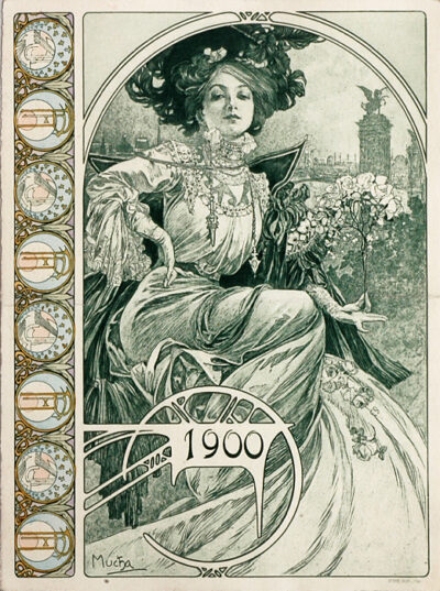 Alphonse Mucha- Original Bosnian house booklet Cover for the ...
