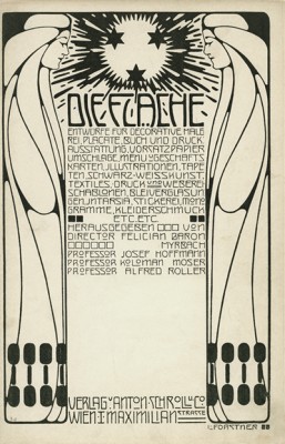 Vienna Secession, Art Nouveau, Jugendstil, fin de siècle, Gustav Klimt, Koloman Moser, Graphic Design