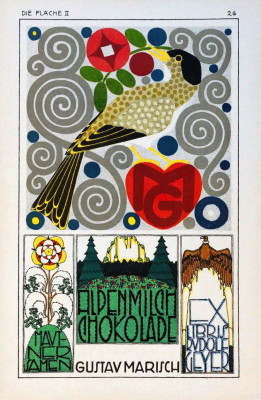 Vienna Secession, Art Nouveau, Jugendstil, fin de siècle, Gustav Klimt, Koloman Moser, Graphic Design