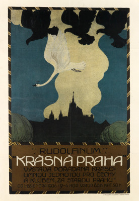 JAN KONUPEK (1883-1950) RUDOLFINUM / "KRÁSNÁ PRAHA." 1906. 