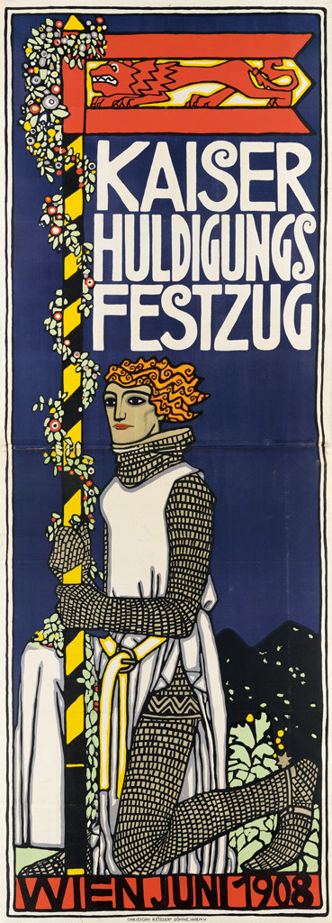 Variety Act 7 Wiener Werkstatte Vienna Secession Poster Czech Republic 1907