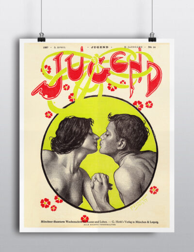 Jugend- Art Nouveau Secession poster print by Hans Christiansen - Image 2