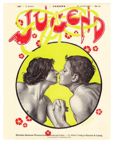 Jugend- Art Nouveau Secession poster print by Hans Christiansen