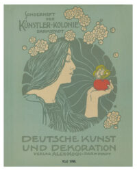 Hans Christiansen, Deutsch Kunst und Dekoration, Art Nouveau posters, Jugendstil, Secession, Wiener Werkstatte, Prints, Sale