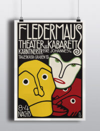 Bertold Loeffler, Fledermaus, Wiener Werkstatte, Posters, Art Nouveau, Secession, Jugendstil, Prints, Sale